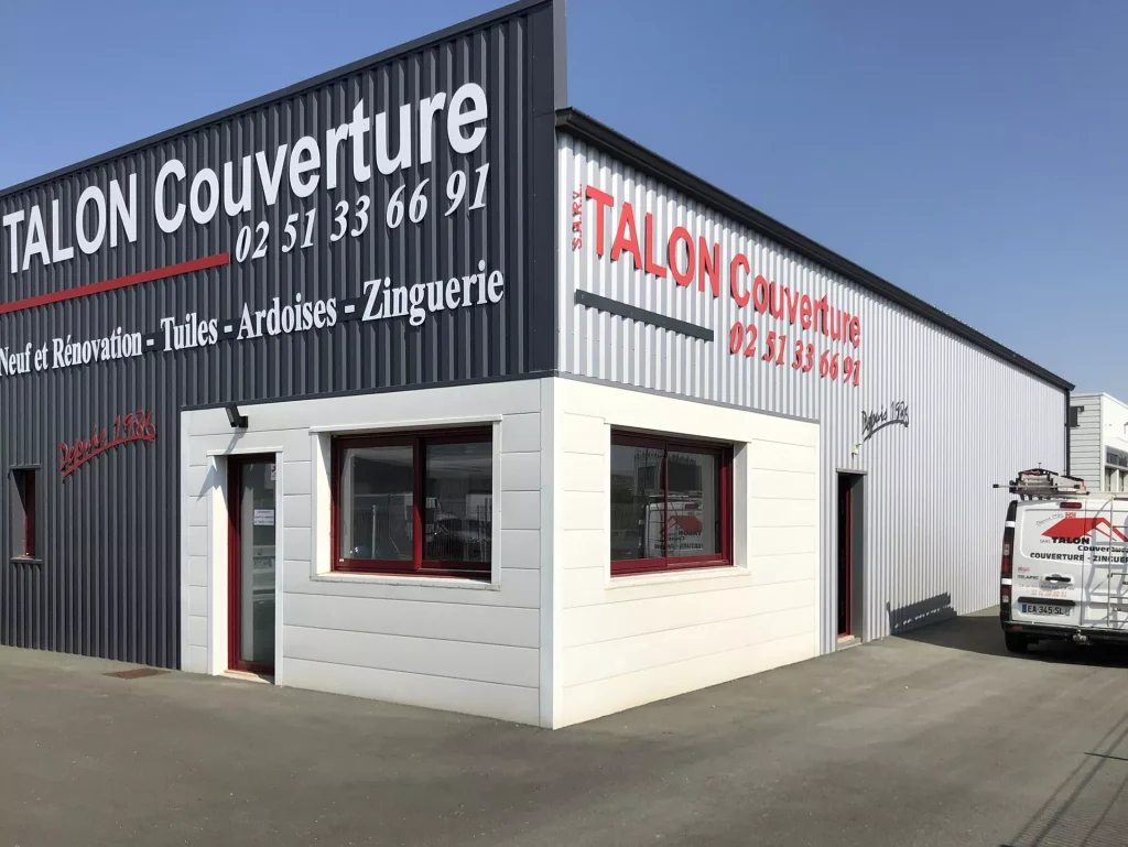 Locaux de Talon Couverture, couvreur à Jard-sur-Mer